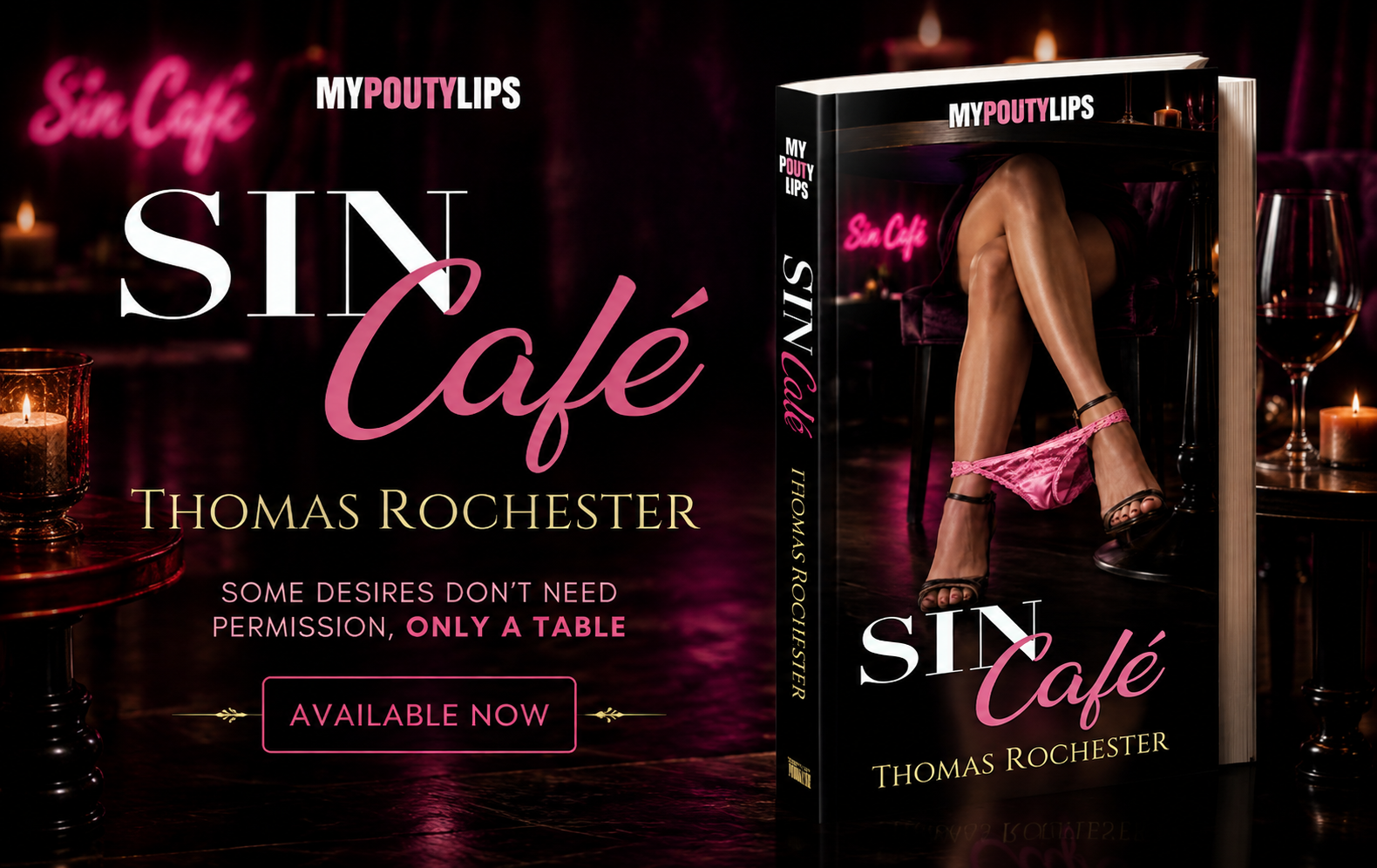 sin cafe promo banner